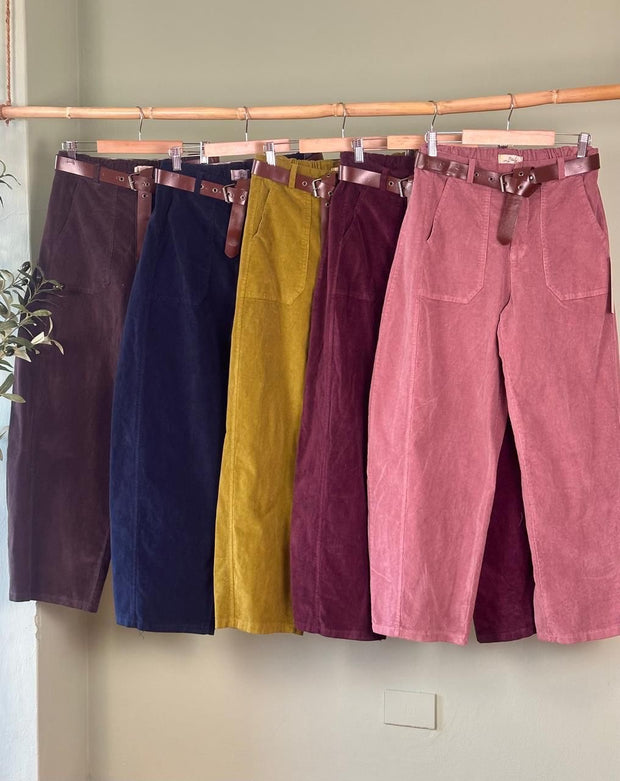 Corduroy Barrel Pants