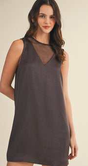 Mesh Contrast Dress