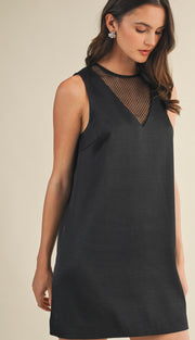 Mesh Contrast Dress