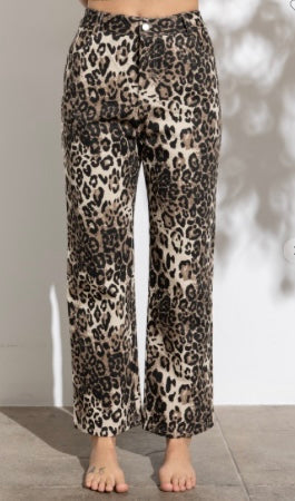 Barbara Leopard Pants