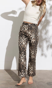 Barbara Leopard Pants